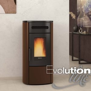 GUENDA IDRO Hermetic and ventilated pellet thermo-stove