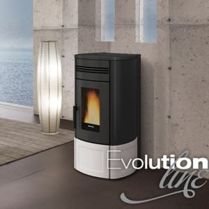 NORIS LUX Airtight, ventilated pellet stove