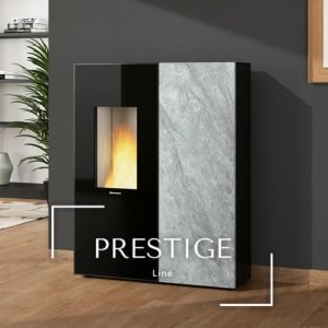 SHARON PLUS - PETRA Tight and hermetic pellet stove with ducting system