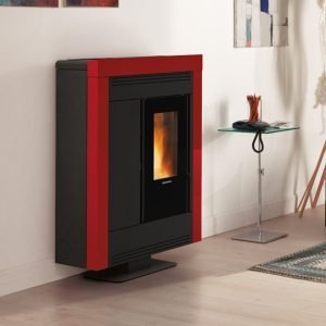 SOUVENIR STEEL EVO Tight pellet stove with ducting system